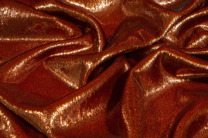 Copper Metallic Velvet - Prime Fabrics