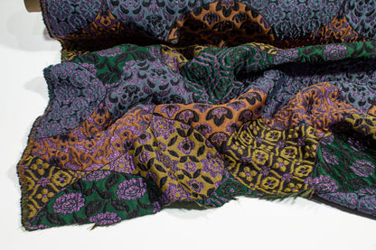 Abstract Metallic Brocade - Multicolor