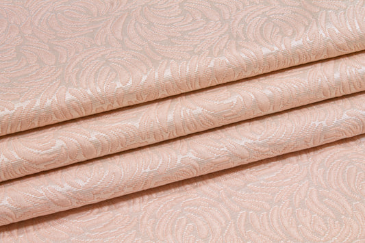 Abstract Rayon Brocade - Blush Pink