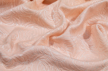 Abstract Rayon Brocade - Blush Pink