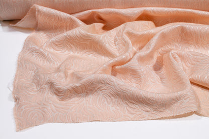 Abstract Rayon Brocade - Blush Pink