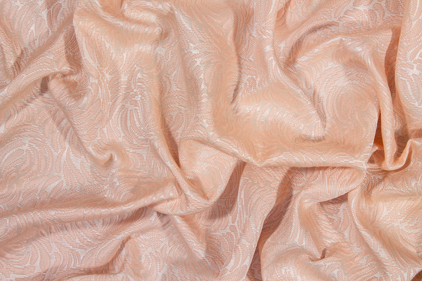 Abstract Rayon Brocade - Blush Pink