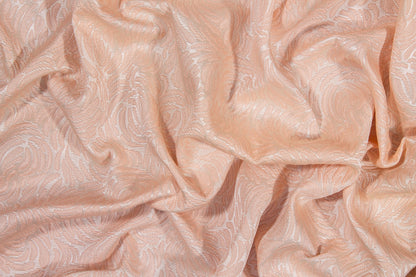 Abstract Rayon Brocade - Blush Pink