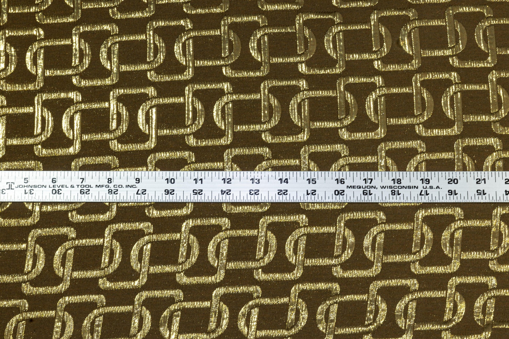 Gold Metallic Double Faced Italian Jacquard - Prime Fabrics